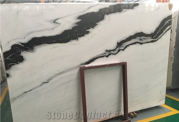 Sichuan Panda Black Marble Slab,White Marble,Black Marble Slab