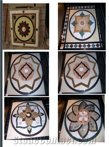 Tile Round Mosaic Medallion Floor & Wall Patterns