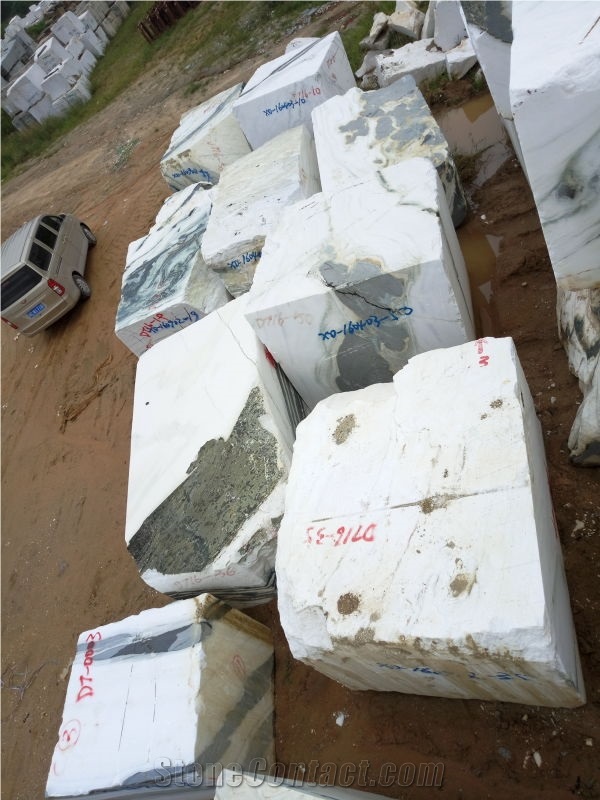 China Panda White Marble Blocks