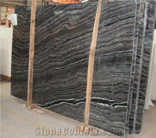 Kenya Black Marble,Ancient Wood Marble,Wooden Black Marble,Silver Wave Marble