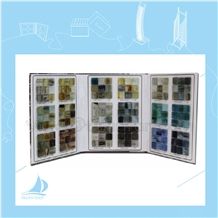 cardboard mosaic tile sample book for display your products