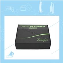 Stone sample box with logo