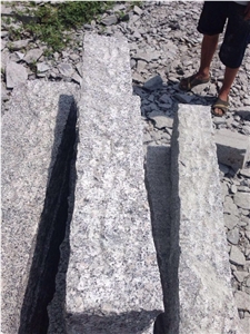G341 Qixia Grey Granite,Natural Surface Kerbstone,Curbstone