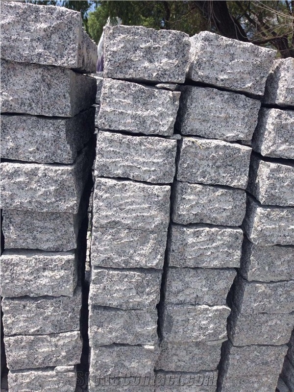 G341 Qixia Grey Granite,Natural Surface Kerbstone,Curbstone