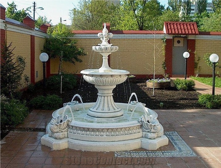 Fountain Garden Fountain Marble Fountain