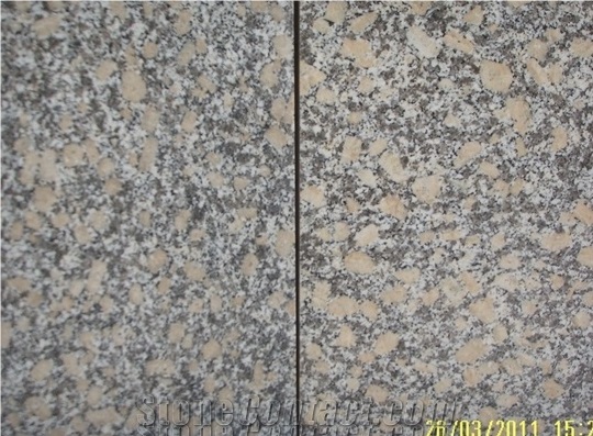 Diamond Like Flowers Granite Tiles & Slabs, China Yellow Granite