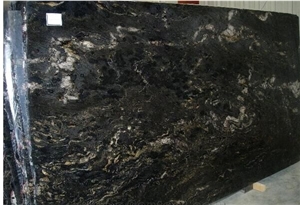 Black Cosmic Granite Tiles & Slabs, Brazilian Black Granite