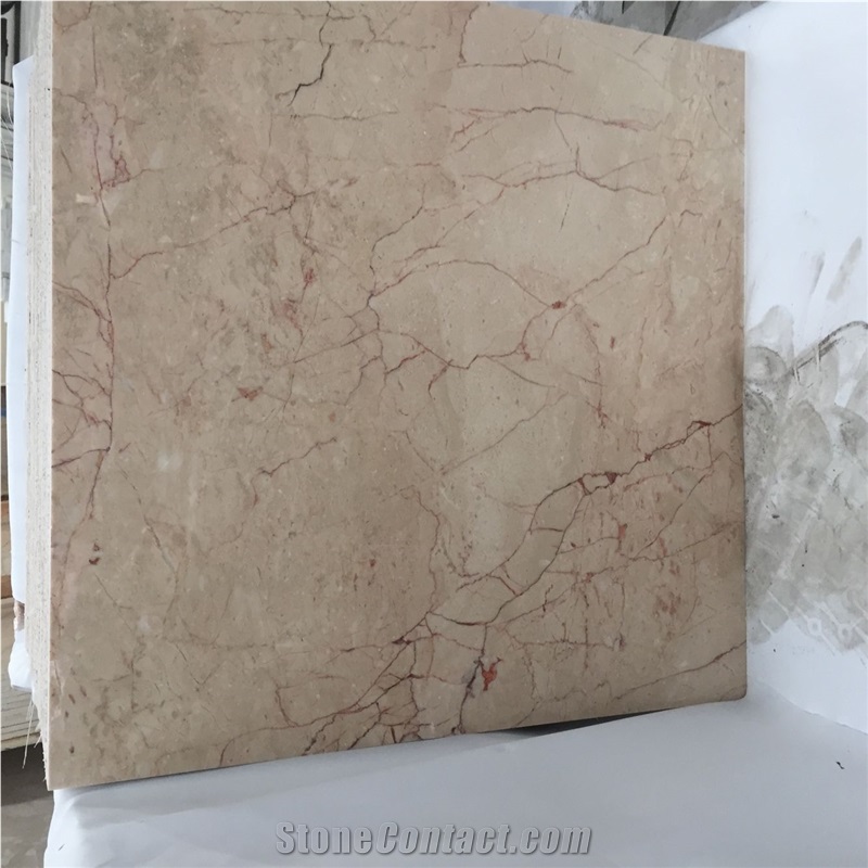 Cream Rose Marble Slabs & Tiles, China Pink Marble Tiles
