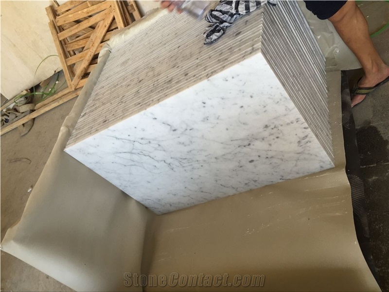 High Polshed Bianco Carrara White Countertops & Vanity Tops