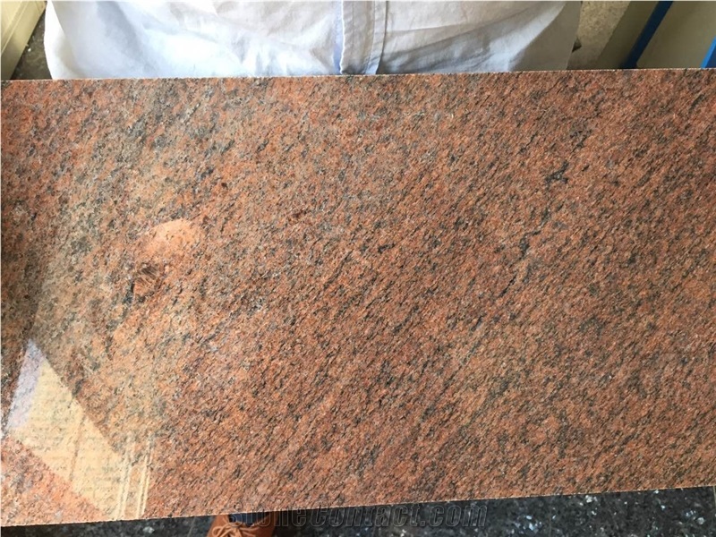 New China Multicolor Red Granite Tiles & Slabs, Multicolor Red Granite