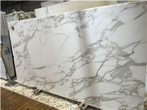 Statuario White Marble Floor Tiles, Snowflake White, Italy White Marble