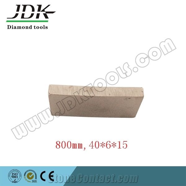 800mm JDK Diamond Segment And Blade For Indonesia Lava And Sandstone Cutting
