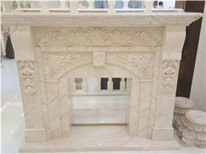 Newest and Competitive Stone Marble Fireplace (Hf-016)