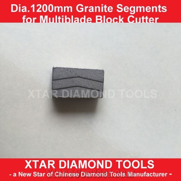 1200mm Granite Cutting Segments for Multiblade Block Cutter