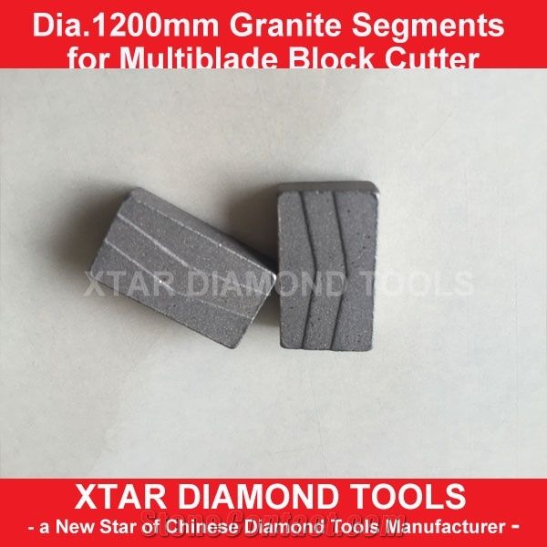1200mm Granite Cutting Segments for Multiblade Block Cutter