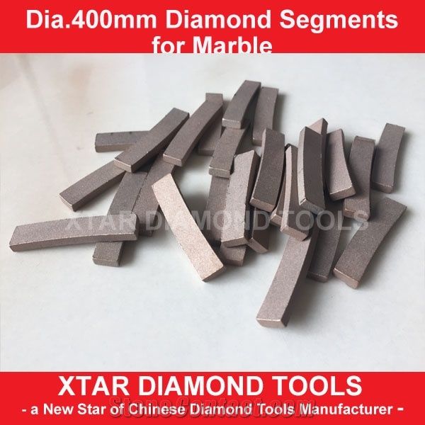 400mm Diamond Segments for Travertine