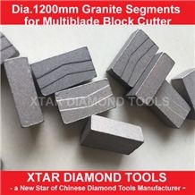 Granite Cutting Segments for Multiblade Block Cutter