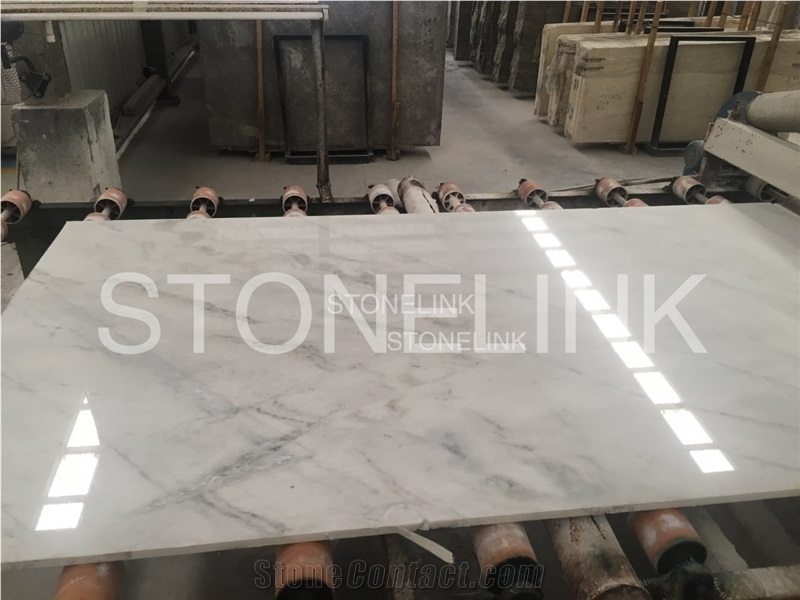 China Gloria White Marble Slabs & Tiles Polished, Big Size, Suitable for Countertops, Feature Wall