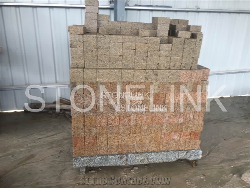 G682 China Yellow Porphyry Granite, G682 Courtyard Rodad Pavers, G 682 Outdoor Pavers, Flooring Covering
