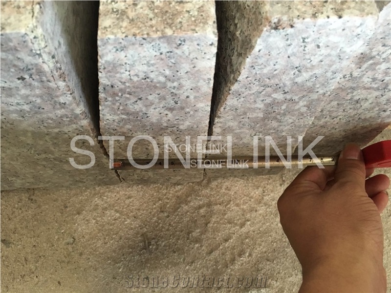 G687 Curbs, Gutian Pink Side Stone, China Red Granite Kerbstone