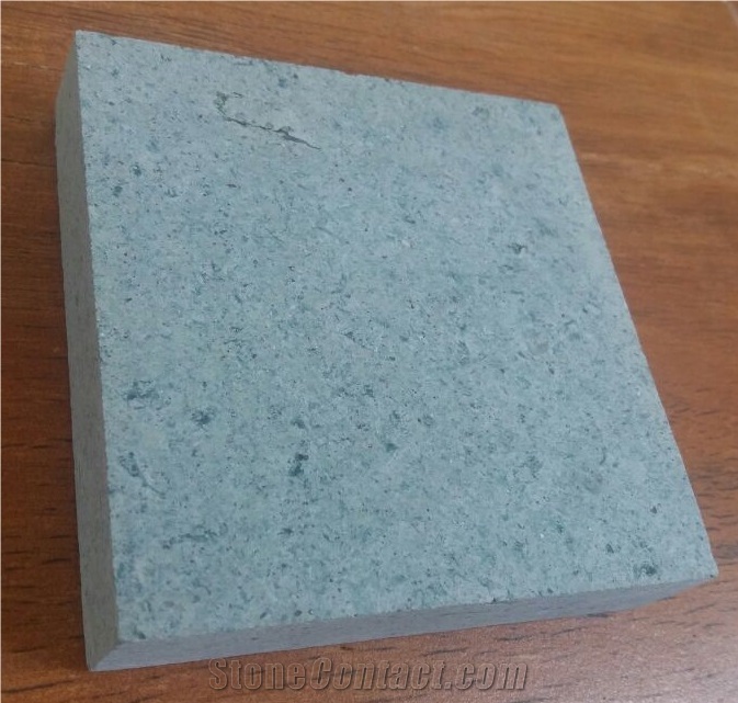 Green Sukabumi Tile-Export Quality, Machine Cut Finish, Quartzite Tile for Pool