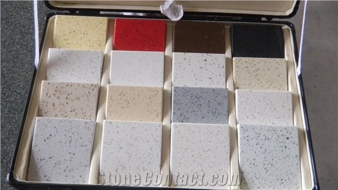 Colorful Commercial Quartz Composite Tile Flooring