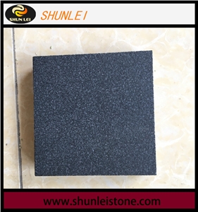 Dark Grey Granite Paving Tone, Flamed Shanxi Black Granite Stone, Dark Grey Granite Stone with Flamed Surface