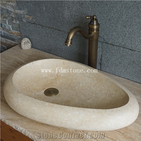 Absolute Black Brushed Natural Stone Oval Sink,Hotel Toilet Project Use,Handwash Basin Stone