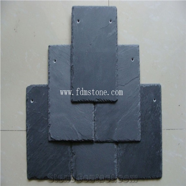 Ce Passed Split Surface Cheap Natural Stone Black Slate Roofing Tiles Culture Stone Panel