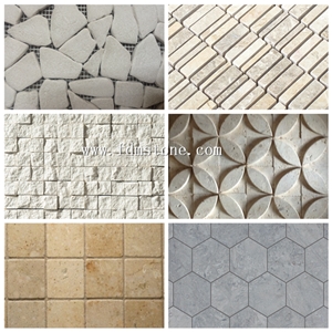 Cheapest Carrara White Stone Mosaic, Bianco Carrara Marble Polished Mosaic Tiles for Backsplash ,Marble