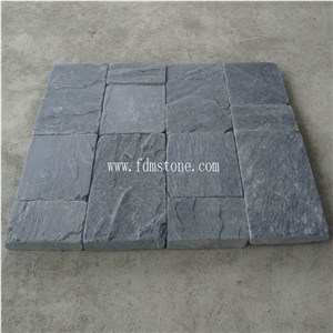 High Quality Erosion Resistance Natural Antacid Rusty Slate Tumbled French Pattern Paving