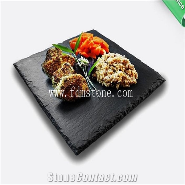 Home Natural Chalkboard Serving Tray Slate Tray