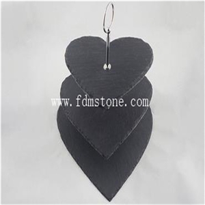 Manufactory Price Slate Cake Stands Heart Shape Cake Stand for Wedding