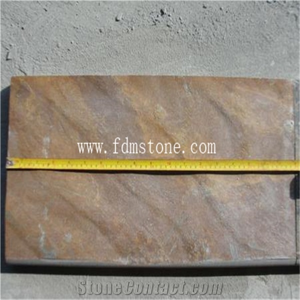 Natural Rusty Culture Stone Slate Stair Step