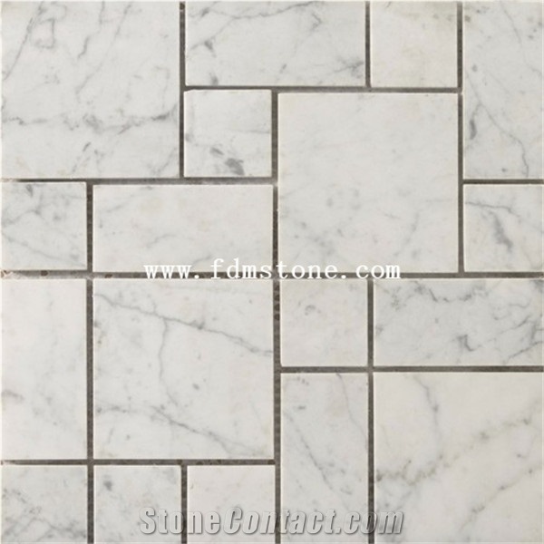 Tumbled Travertine French Pattern Flooring and Walling Tiles,Kitchen Design