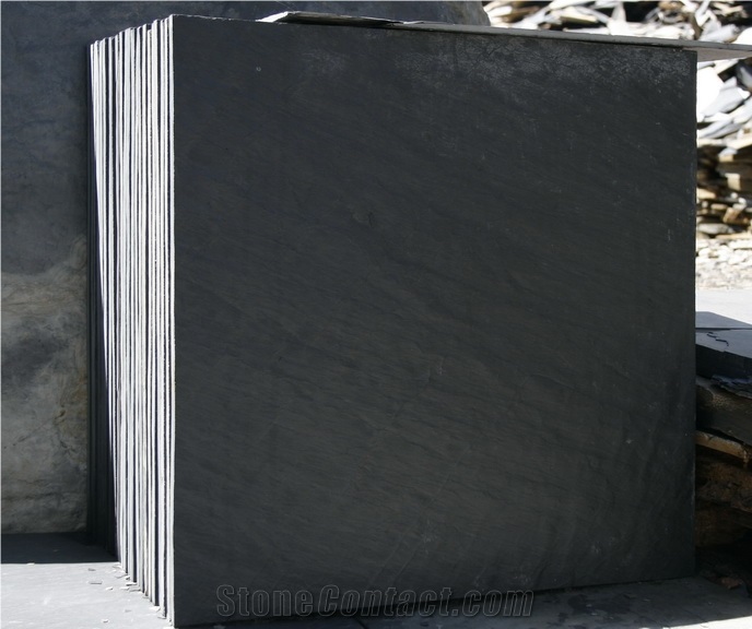 Black Slate Slabs,La Cabrera Baja Slate Wall & Floor Tiles