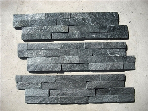 Black Stone Wall Decor,Quartzite Ledge Stone