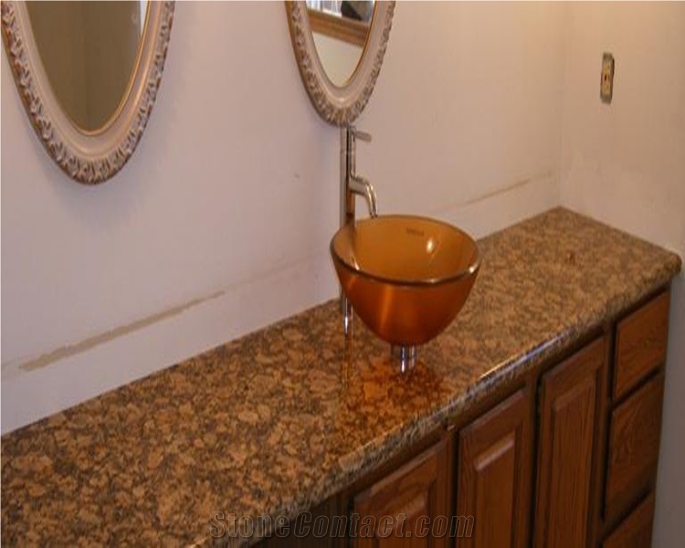 Brown Bath Vanity Top, Brown Granite Bathroom Countertop,Brown Granite Vanity Top