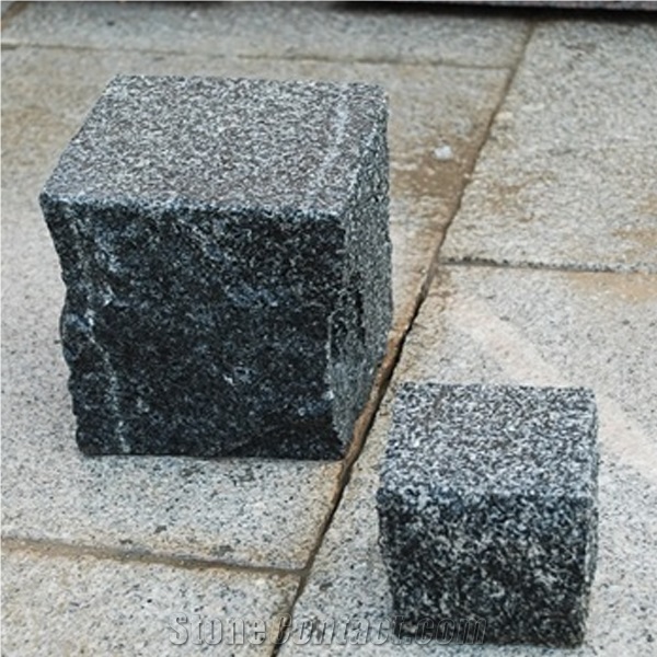G399 Cubes Natural, Grey Granite Cube Stone & Pavers