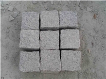 G603 Granite Cube Stone & Pavers, Sesame White Driveway Paving Stone
