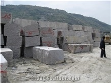 G664 Red Granite Blocks, Luoyuan Violet Red Granite Block