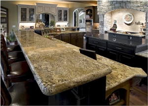 Juparana Desert Granite Kitchen Bar Top,Beige Kitchen Countertop