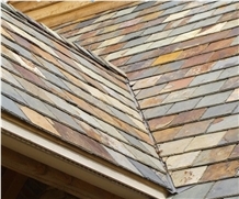 Rusty Slate Roof Covering Tiles,Yellow Roof Tiles,Slate Roofing Coating