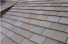 Sandstone Tile Roof ,Brown Roof Covering