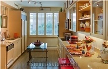 Silestone Kitchen Countertops,Beige Quartz Stone Bar Top