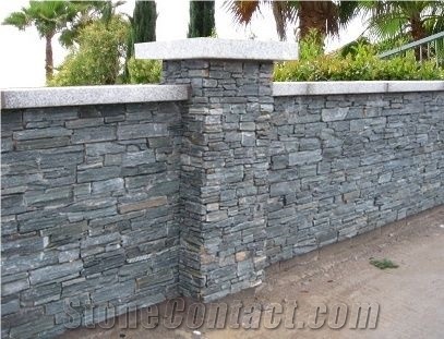 Stone Veneer Panels,Grey Natural Split Wall Mushroom Stone