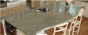Verde Eco Granite Kitchen Desk Top,Granite Countertop,Island Top,Worktops