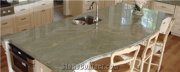 Verde Green Island Top,Granite Kitchen Countertop