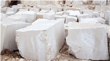White Pearl Marble Blocks, Ariston White Marble Block