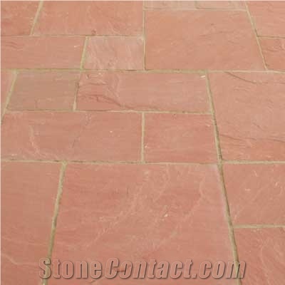 Agra Red Sandstone Pattern, Agra Red Sandstone Patio, Agra Red Sandstone Tiles, Indian Sandstone Patio Paving Sets